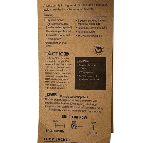 Flylow Women’s Lucy Ski Jacket Size Medium Night Mars Flamingo Hooded Snowboard - Picture 3 of 8